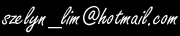 Graphic link to email szelyn_lim@hotmail.com