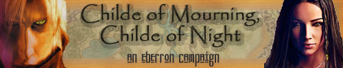 Graphic link: banner for Childe of Mourning, Childe of Night